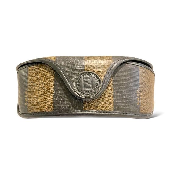 FENDI Vintage Pequin Stripped Eyeglass Case - Picture 1 of 9